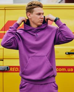 Фото Одежда Худи унисекс Пушка Огонь Classic фиолетовое