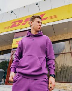 Фото Одежда Худи унисекс Пушка Огонь Classic фиолетовое