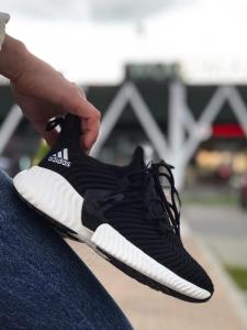 Фото Обувь adidas Alphabounce Instinct чорні з білим