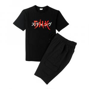 Фото Одежда Комплект футболка черная DNK MAFIA + шорты черные