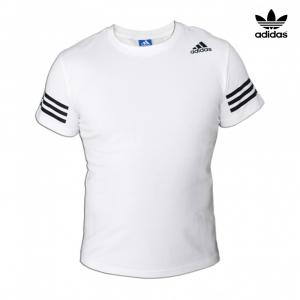 Фото Одежда Мужская футболка Adidas белая