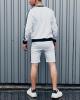  Свитшот Adidas Badge белый Спортивные кофты, толстовки, куртки мужские в Украине