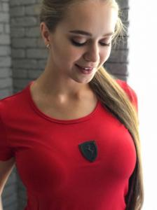 Фото Одежда Женская футболка Puma Ferrari красная