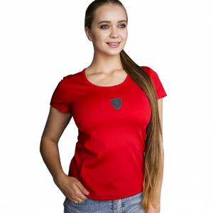 Фото Одежда Женская футболка Puma Ferrari красная