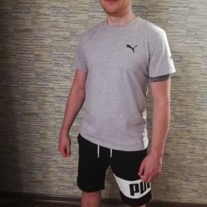 Фото Одежда Футболка мужская Puma серая