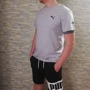 Фото Одежда Футболка мужская Puma серая