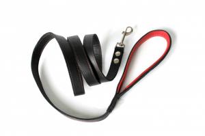 Фото  Кожаный поводок для собаки 