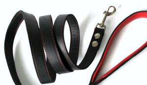 Фото  Кожаный поводок для собаки 