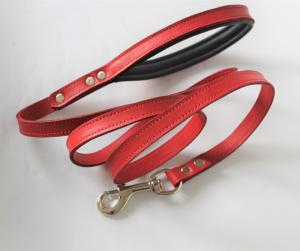 Фото  Кожаный поводок для собаки 
