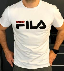 Фото Одежда Мужская футболка Fila белая