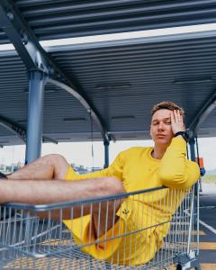 Фото Одежда Шорты мужские трикотажные Пушка Огонь Breet желтые