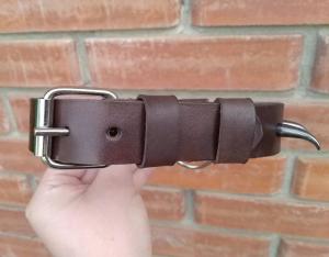 Фото  Кожаный ошейник 