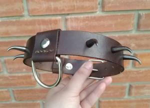 Фото  Кожаный ошейник 