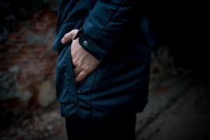 Фото Одежда Парка мужская зимняя синяя HotWint Intruder с мехом