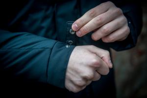 Фото Одежда Парка мужская зимняя синяя HotWint Intruder с мехом