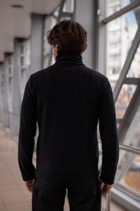 Фото Одежда Флисовая кофта Intruder черная на молнии.