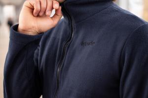 Фото Одежда Флисовая кофта Intruder синяя на молнии.