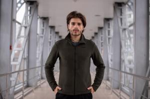 Фото Одежда Флисовая кофта Intruder хаки на молнии