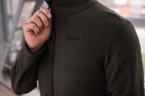 Фото Одежда Флисовая кофта Intruder хаки на молнии