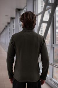 Фото Одежда Флисовая кофта Intruder хаки на молнии