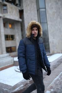 Фото Одежда Куртка зимняя Alaska черно-синяя