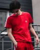  Летний комплект Adidas Runner красный Мужские комплекты в Украине