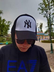 Фото Шапки, кепки Кепка бейсболка тракер New York Бело-черный