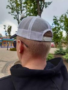 Фото Шапки, кепки Кепка бейсболка тракер New York Бело-черный