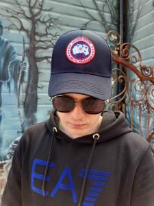 Фото Шапки, кепки Кепка бейсболка тракер Canada Goose Синий