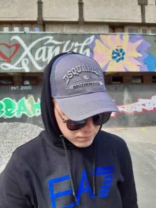 Фото Шапки, кепки Кепка бейсболка тракер Dsquared 2 Серый