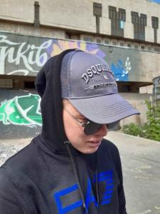 Фото Шапки, кепки Кепка бейсболка тракер Dsquared 2 Серый