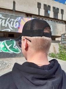 Фото Шапки, кепки Кепка бейсболка тракер Dsquared 2 Чёрный