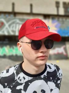 Фото Шапки, кепки Кепка бейсболка тракер Dsquared 2 Красный