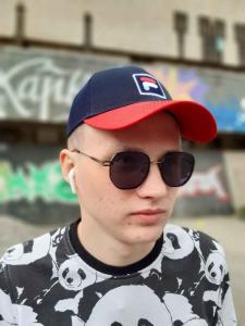 Фото Шапки, кепки Кепка бейсболка тракер Fila Сине-красный