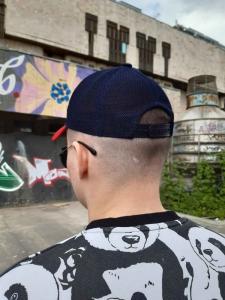 Фото Шапки, кепки Кепка бейсболка тракер Fila Сине-красный