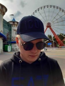 Фото Шапки, кепки Кепка бейсболка тракер Icon Синий