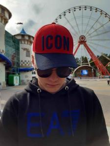 Фото Шапки, кепки Кепка бейсболка тракер Icon Красно-синий