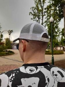 Фото Шапки, кепки Кепка бейсболка тракер Nike Бело-черный