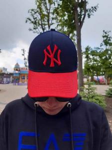 Фото Шапки, кепки Кепка бейсболка тракер New York Сине-красный