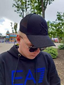 Фото Шапки, кепки Кепка бейсболка тракер New York Чёрный