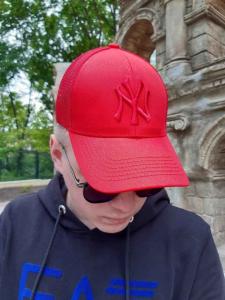 Фото Шапки, кепки Кепка бейсболка тракер New York Красный