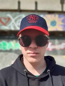 Фото Шапки, кепки Кепка бейсболка тракер New York Yankees Сине-красный