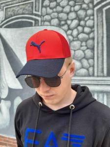 Фото Шапки, кепки Кепка бейсболка тракер Puma Красно-синий