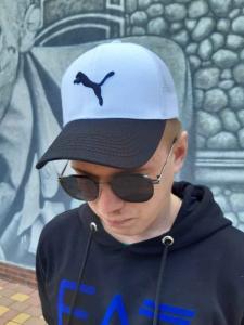 Фото Шапки, кепки Кепка бейсболка тракер Puma Бело-чёрный