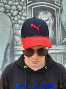Фото Шапки, кепки Кепка бейсболка тракер Puma Сине-красный