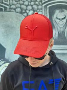 Фото Шапки, кепки Кепка бейсболка тракер Puma Красный