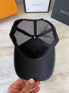 Фото Аксессуары Gucci Tigers Print GG Supreme Black Baseball Hat