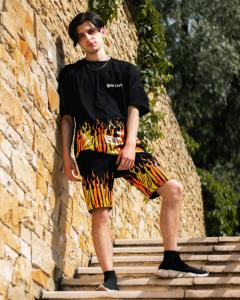 Фото Одежда Летний комплект Palm Angels черный