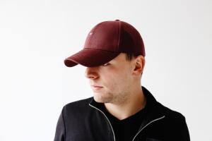 Фото Шапки, кепки Кепка бейсболка коттон Tommy Hilfiger Бордовый