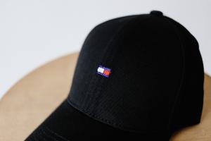 Фото Шапки, кепки Кепка бейсболка коттон Tommy Hilfiger Чёрный